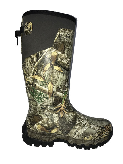 camo print hunting rubber boots