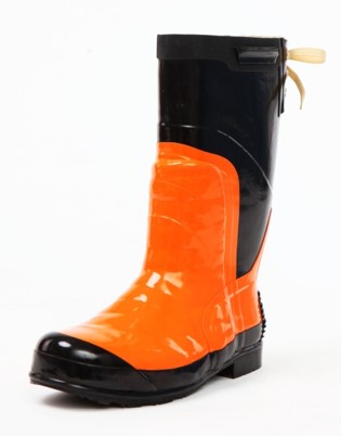 Forestry safety rubber boots
